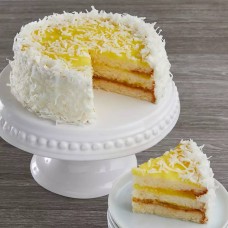 Pastel de limón y coco