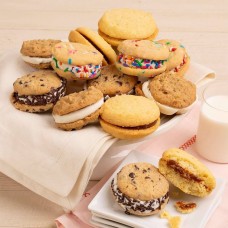 Selección de galletas sándwich de lujo