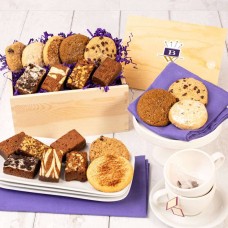 Caja de galletas y brownies