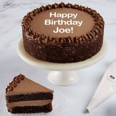 Tarta de doble chocolate personalizada