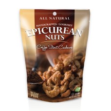 Anacardos con sabor a café y cerveza negra Epicurean Nuts - Paquete de 3 snacks gourmet