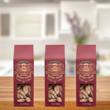 Nueces pecanas con bourbon, paquete de 3 unidades - 425 g.