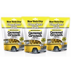 Palomitas de maíz NYC Checker Cab - Chocolate con leche y caramelo crujiente, paquete de 3 bolsas
