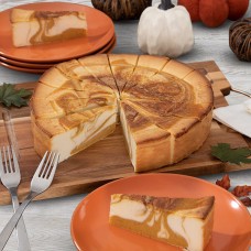 Tarta de queso de calabaza