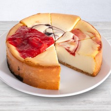 Muestra de pastel de queso de frutas - 6 pulgadas