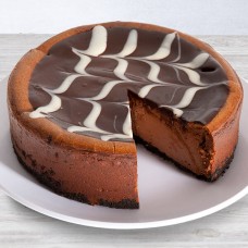 Pastel de queso triple de chocolate - 6 pulgadas