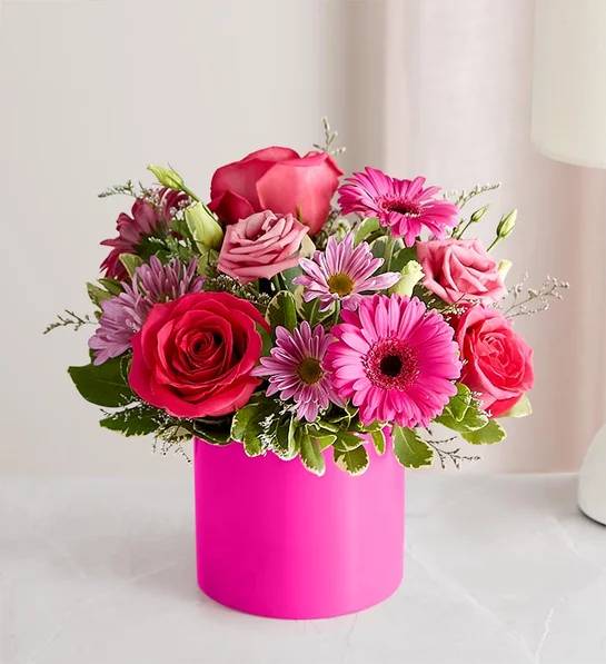 Flores rosas para mamá (pequeñas)
