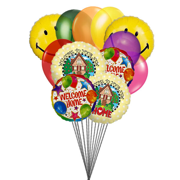 Una cálida acogida (6 Mylar y 6 de látex globos)