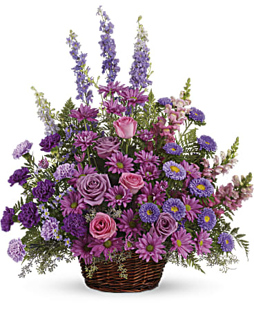 Cesta de lavanda elegante (estándar)