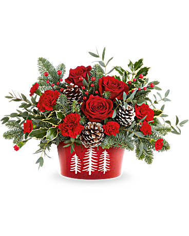 Centro de mesa Giftblooms Winter Whimsy (Estándar)