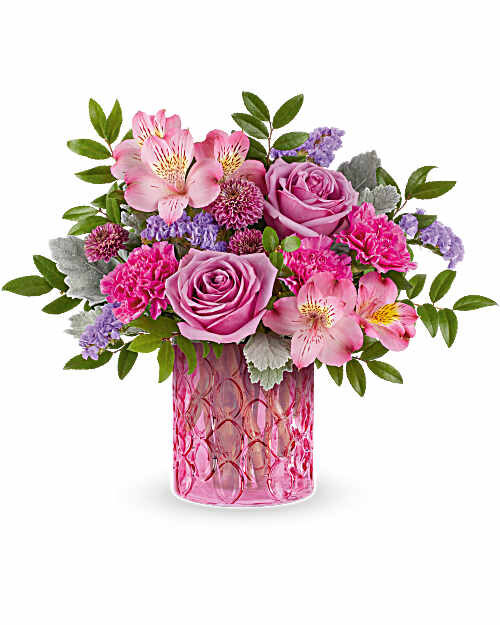 Ramo Rapsodia Rosa de Giftblooms (Estándar)