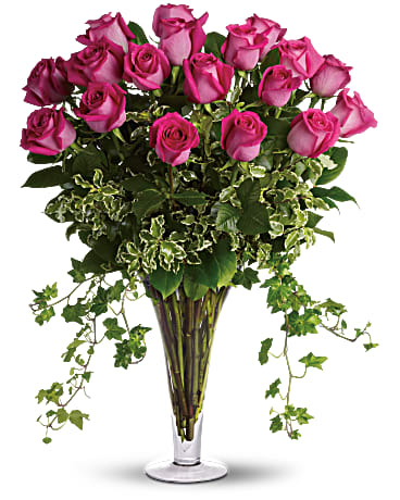 Soñando en rosa - Rosas rosas de tallo largo (estándar)