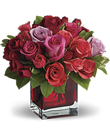 Ramo Locamente Enamorados con Rosas Rojas (Estándar)