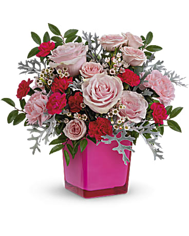 Ramo de flores rosa empoderamiento (estándar)