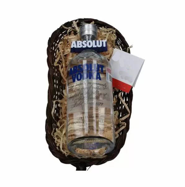 Porta vino con Absolut Vodka