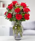 Docena de rosas rojas