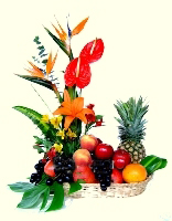 Cesta de fruta de Tahití