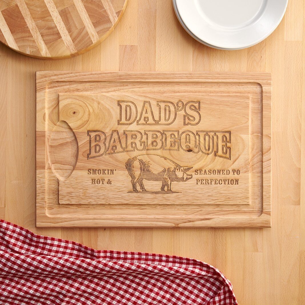 Tabla de cortar de madera de arce BBQ Master
