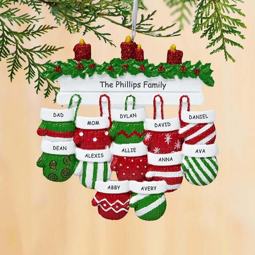 Ornamento de la familia Mitten