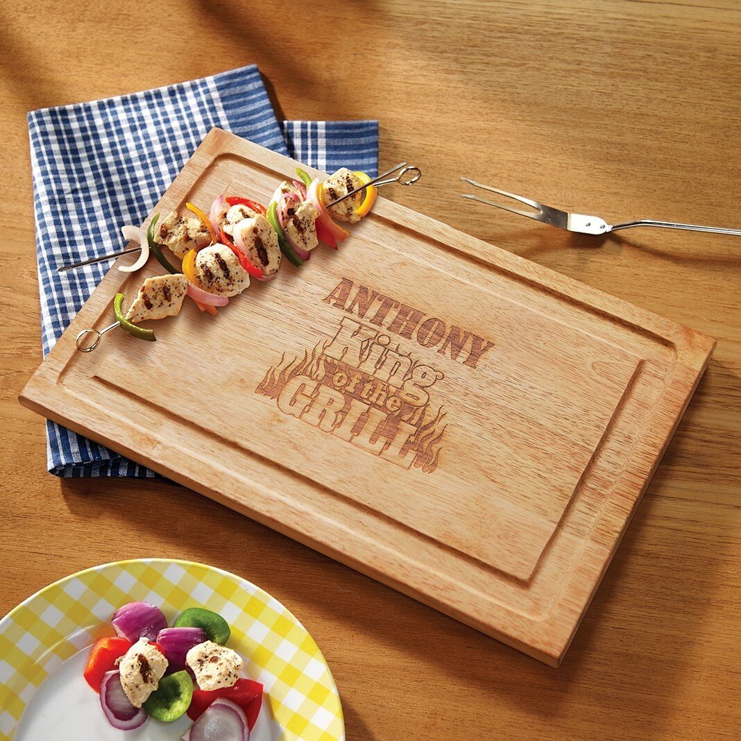 Tabla de cortar de madera de arce King of the Grill