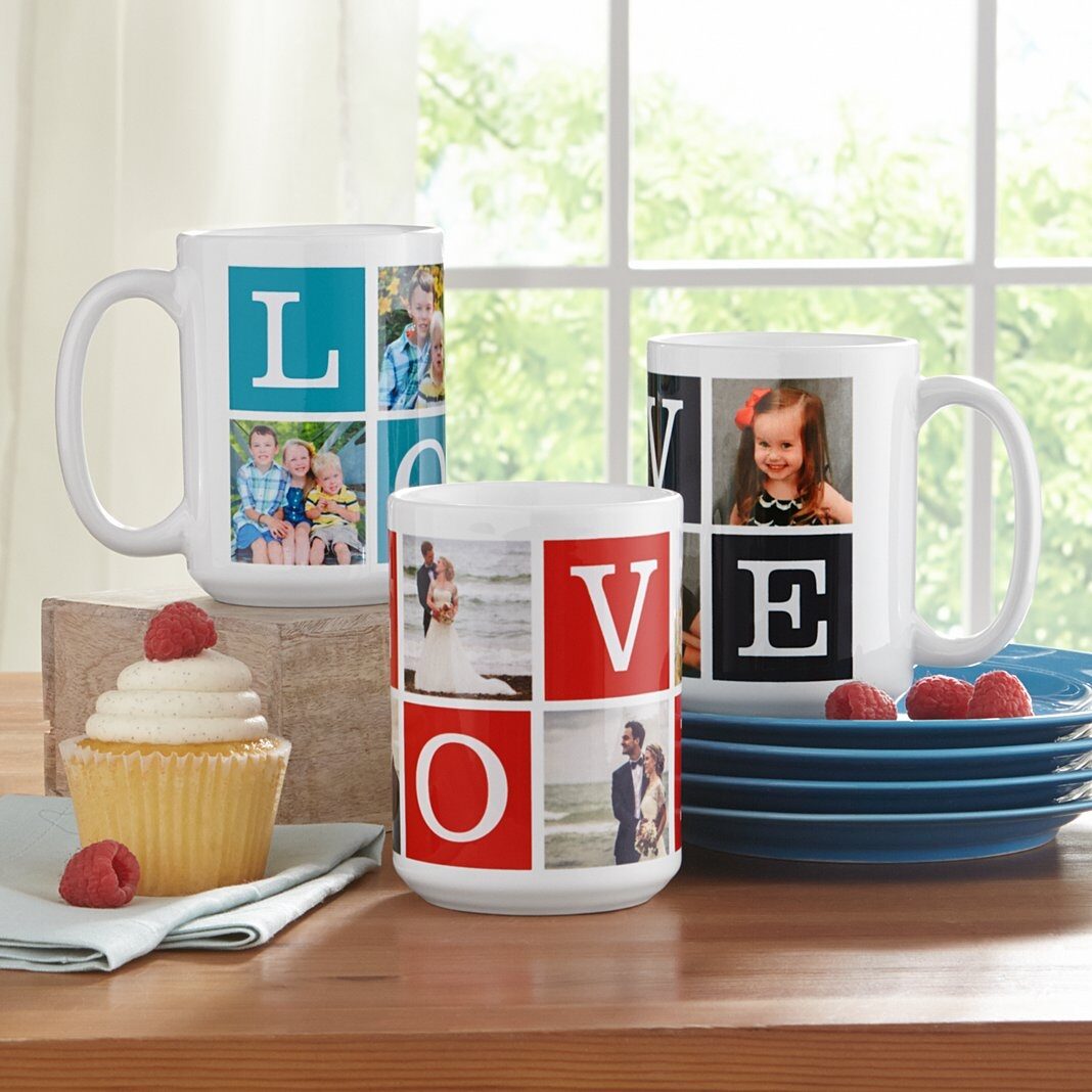 Taza con foto llena de AMOR
