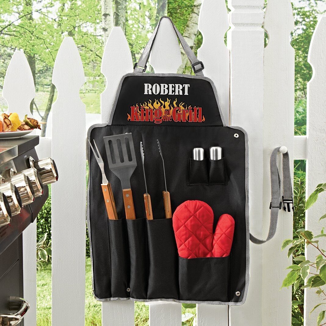 Juego de barbacoa de 7 piezas King of the Grill