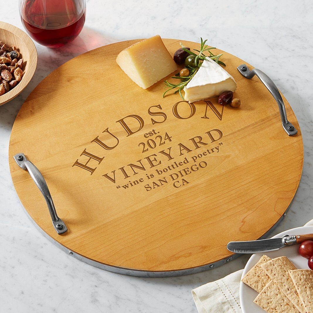Bandeja para barril de madera de arce premium de Modern Vineyard