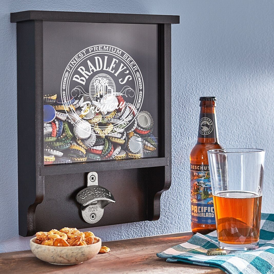 Abridor de tapas de botellas de madera de Big Time Brewery