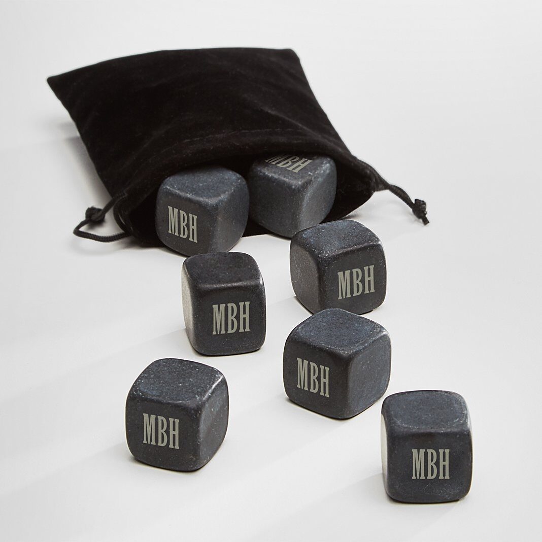 Piedras de whisky personalizadas (con mensaje)