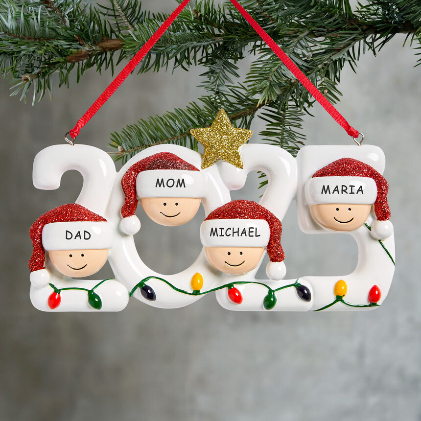 Adorno navideño familiar 2020