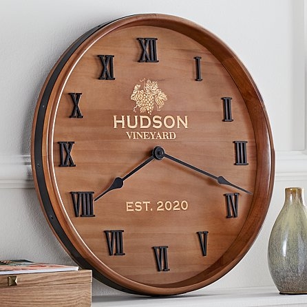 Reloj Barril de vino