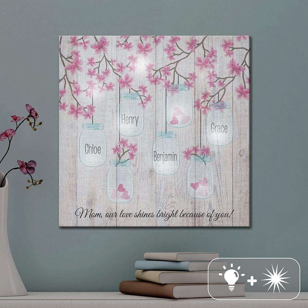 Lienzo con luces LED de amor Twinklebright®
