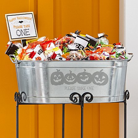 Trick-Or-Treat Beverage Tub (With Stand)