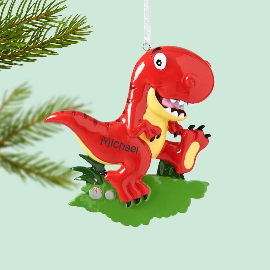 Adorno de dinosaurio T-Rex
