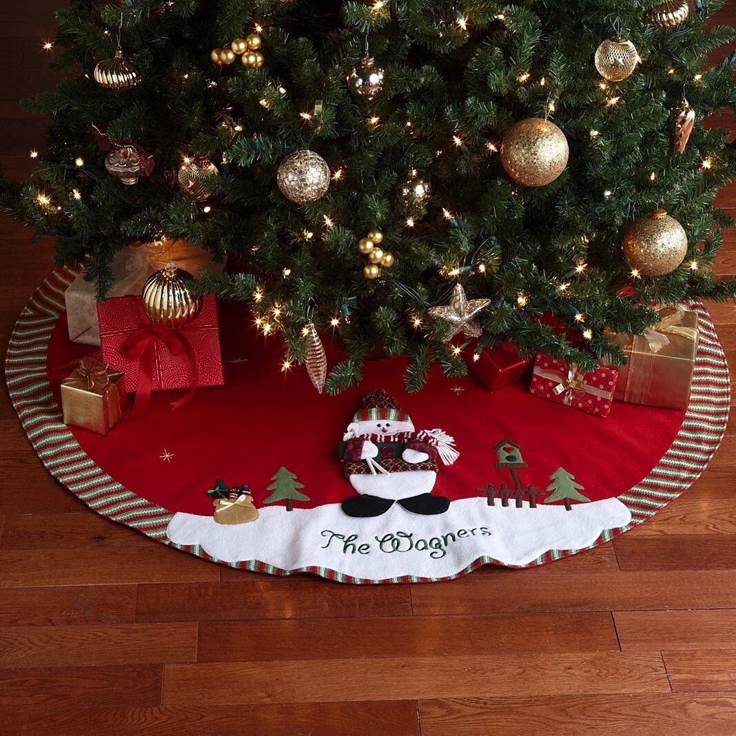 Falda para árbol de Navidad de País de las Maravillas Invernal