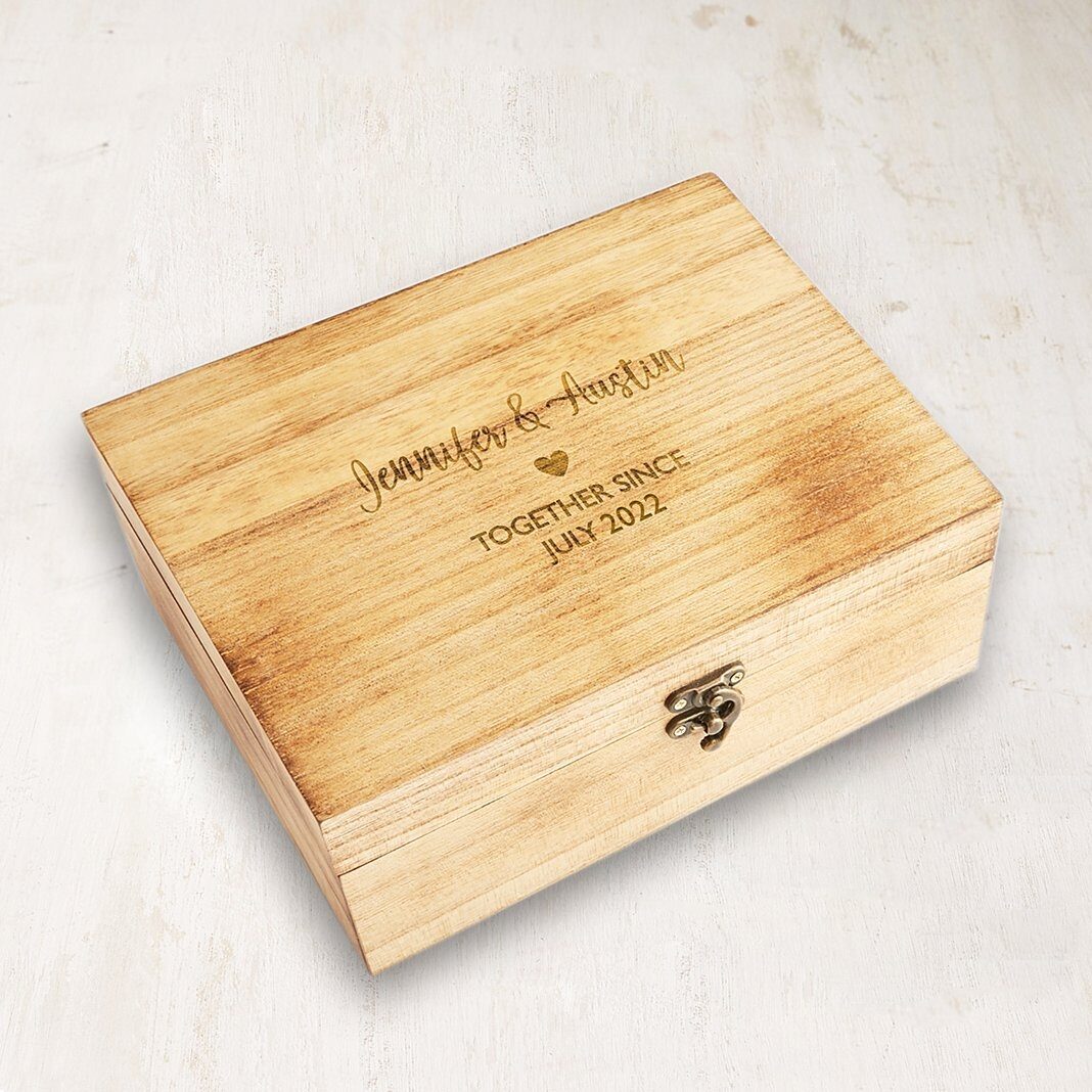 Caja de recuerdos para parejas