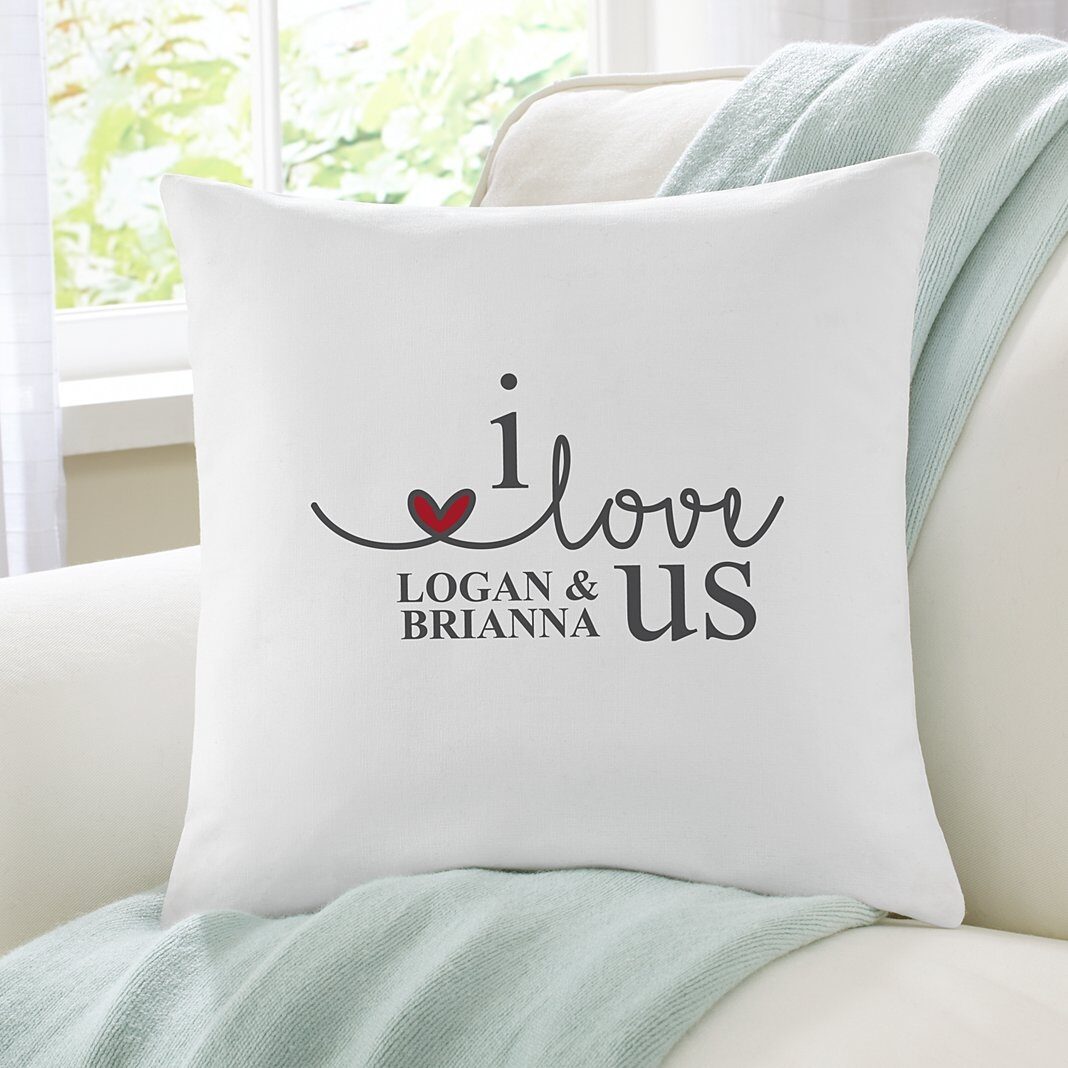 Cojín decorativo "Nos encanta"