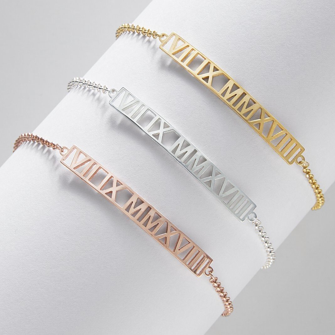 Pulsera con una fecha para recordar