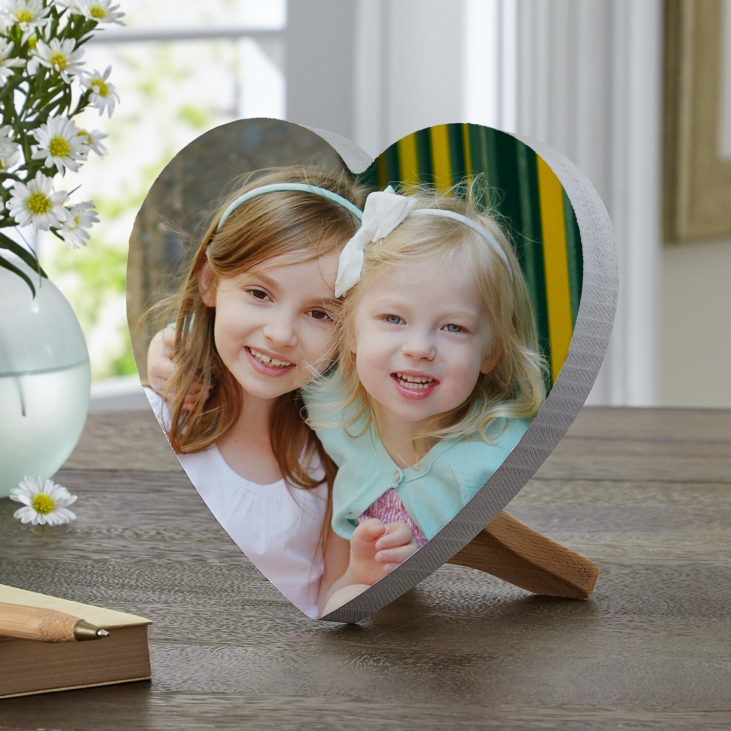 Imagen Perfecta Foto Mini Corazón de Madera