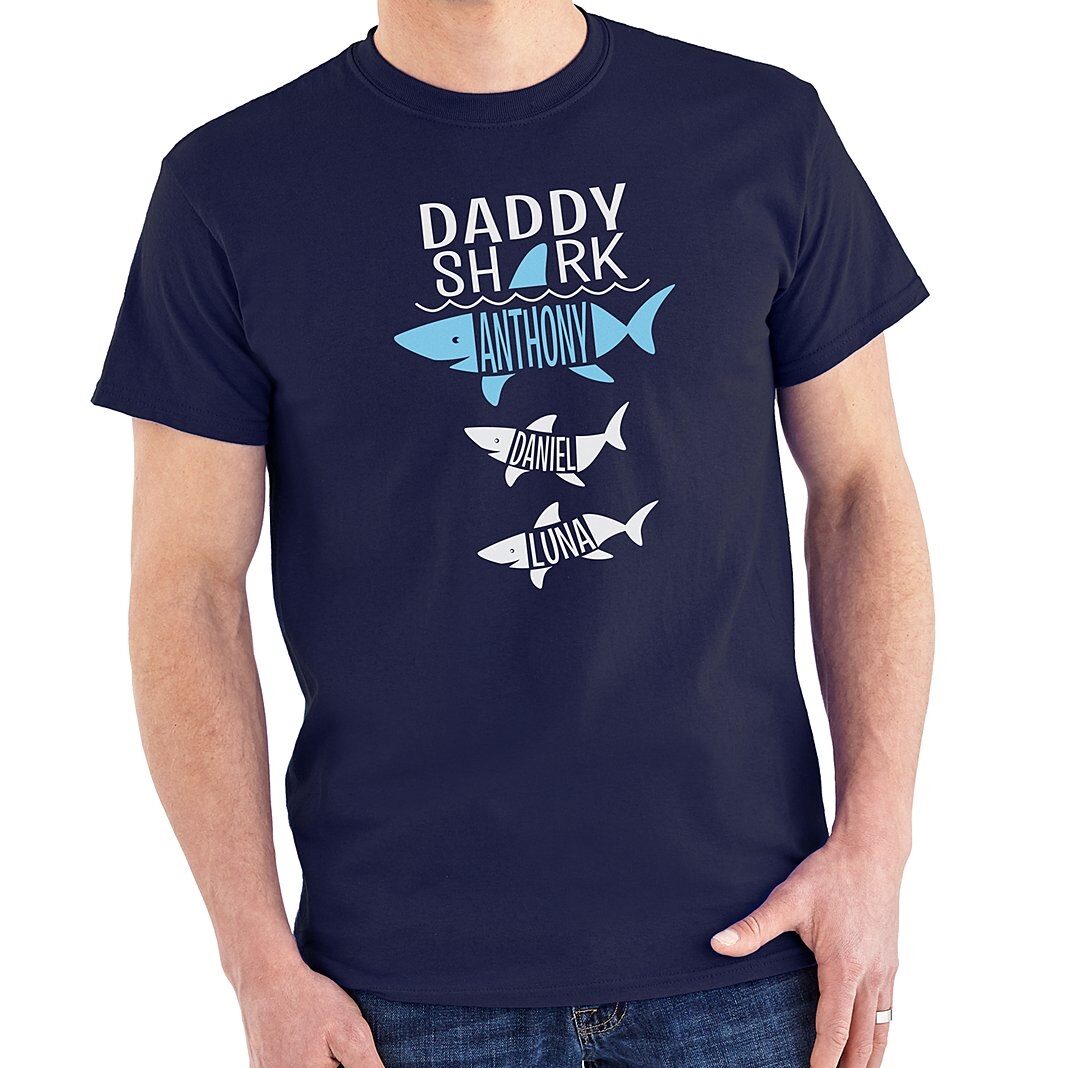 Camiseta de papá tiburón