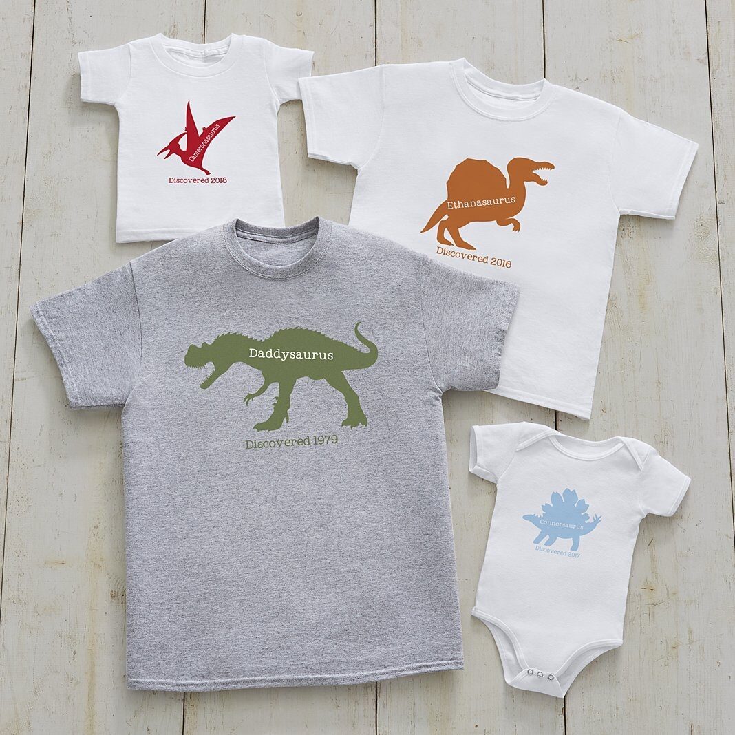Ropa familiar de Daddysaurus