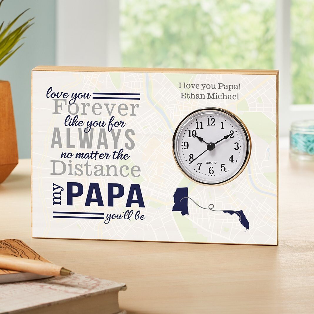 Reloj de madera No importa la distancia