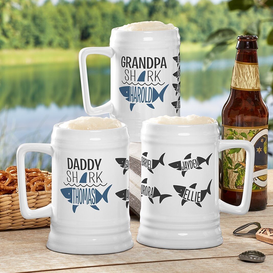 Jarra de cerveza Daddy Shark