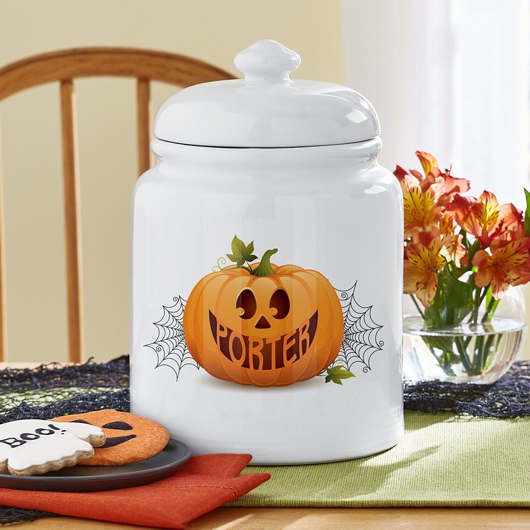 Tarro de galletas Jack-O-Lantern