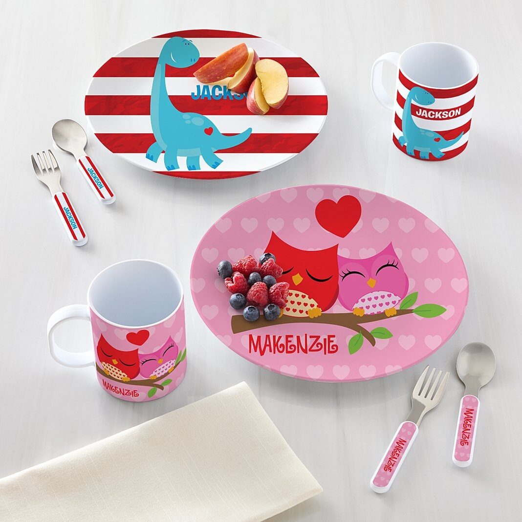 Vajilla personalizada hecha con amor