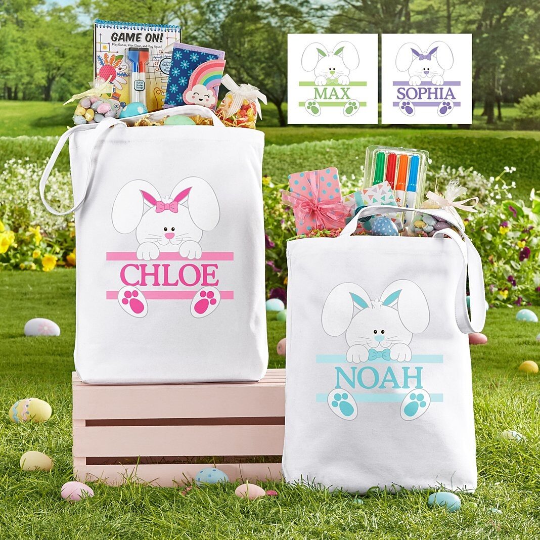 Bolsa de mano con los amigos de Pascua