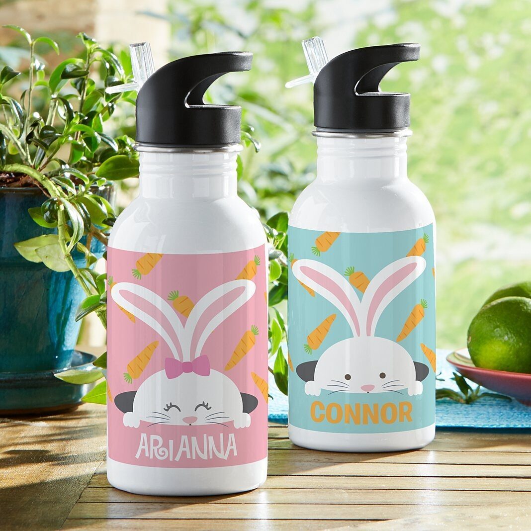 Botella de agua con forma de conejito Peek-a-Boo