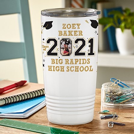 Vaso con aislamiento fotográfico Year Of The Graduate