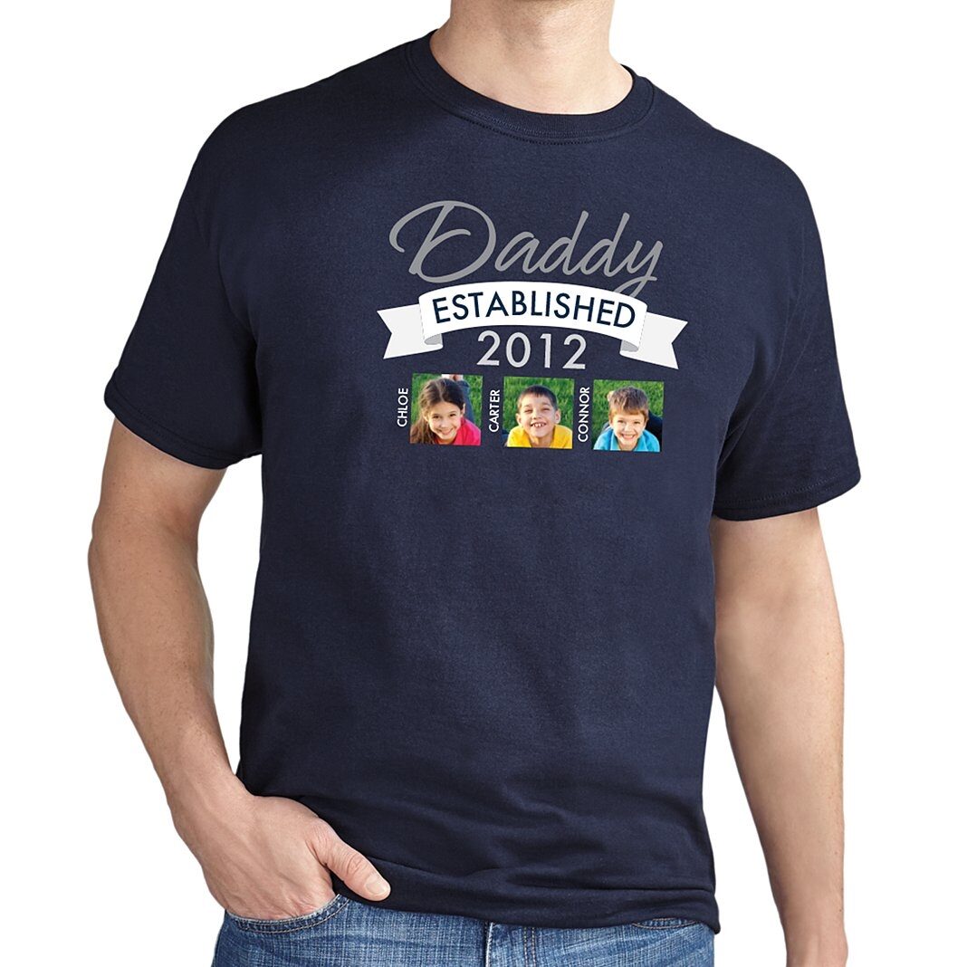 Camiseta con foto establecida