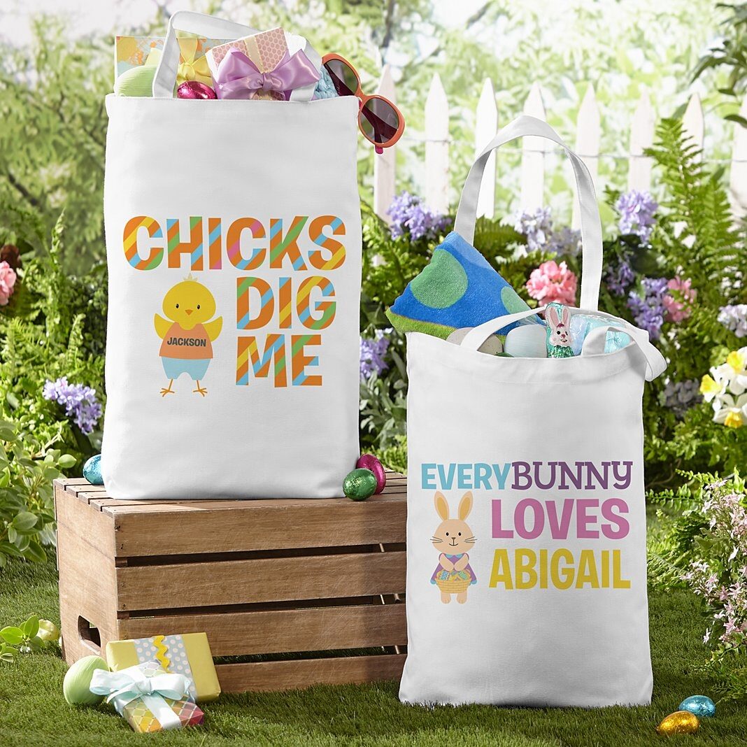 Bolsa de Pascua con frases divertidas